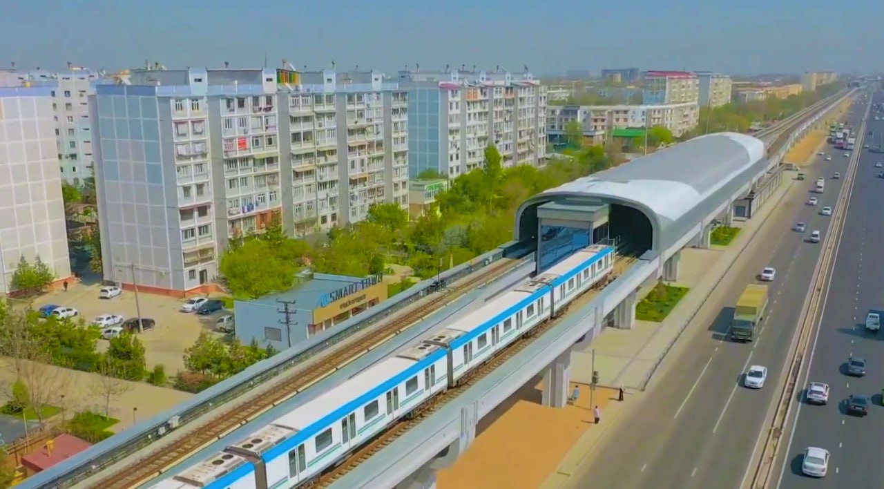 Наземная кольцевая линия метро Ташкента возобновит работу 18 октября