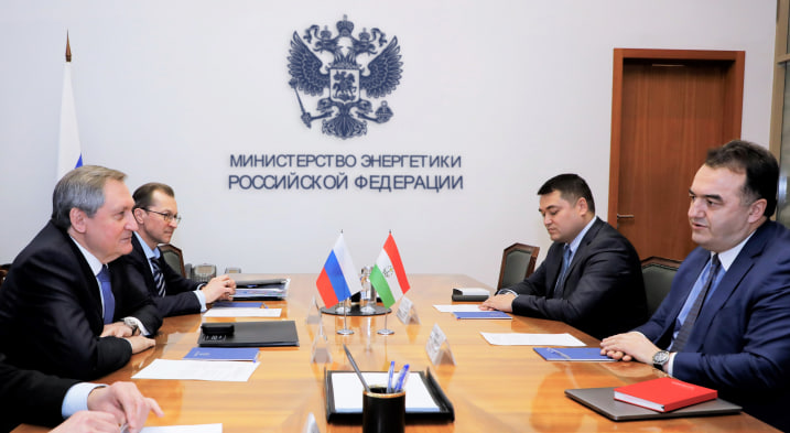 Министры энергетики Таджикистана и России провели рабочую встречу