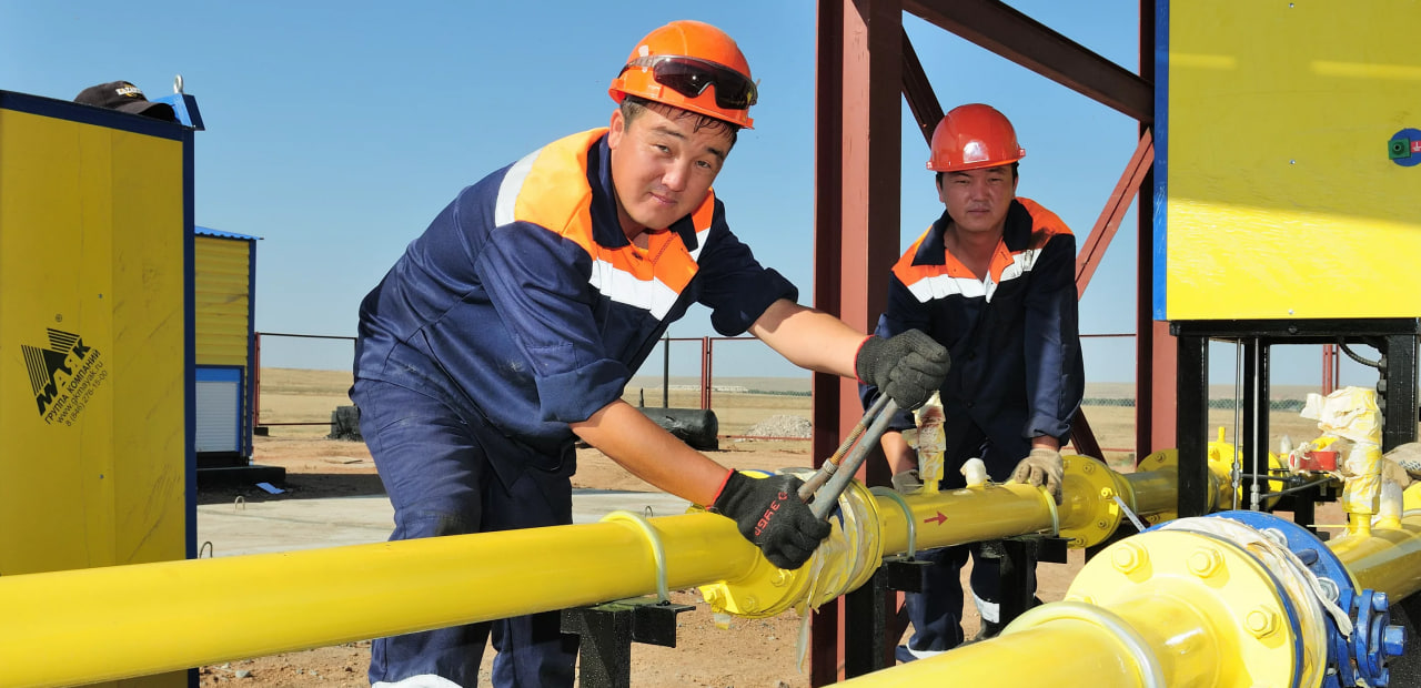 В Казахстане продолжают проводить газ в населенные пункты