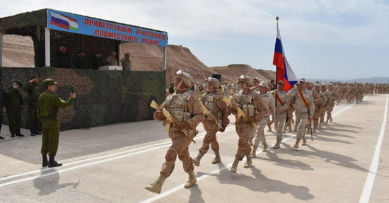 Завершилось совместное антитеррористическое учение России и Таджикистана