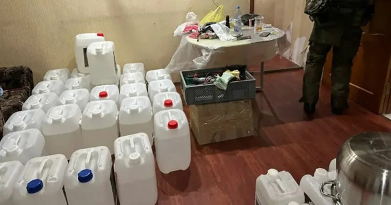 Крупная нарколаборатория ликвидирована в Чуйской области: изъято почти полтонны веществ