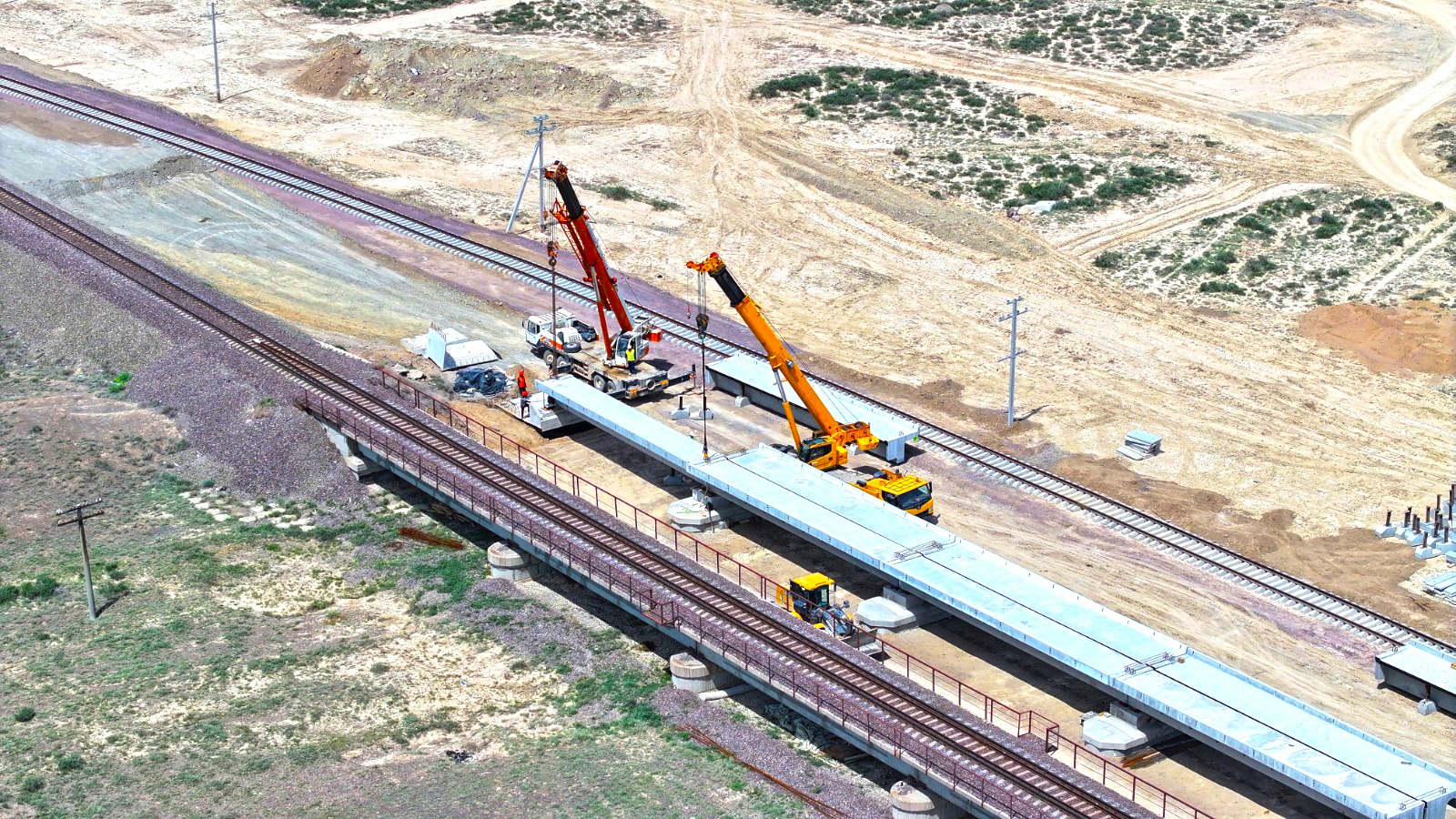 Второй железнодорожный путь от границы Казахстана и Китая достроят в 2025 году