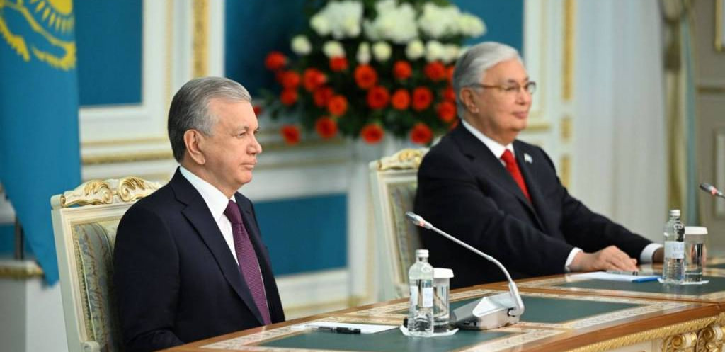 Президенты Казахстана и Узбекистана дали старт совместным проектам