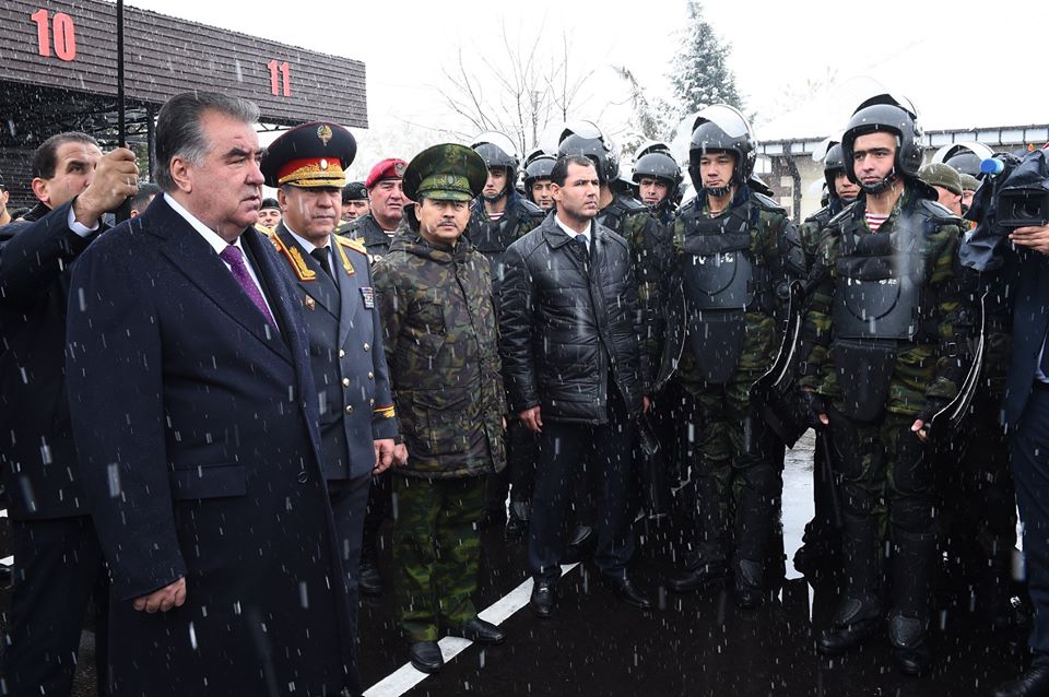 В столице Таджикистана открыли новое здание воинской части МВД